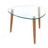 CLEAR Soffbord Ek 70x70 cm