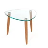 CLEAR Soffbord Ek 55x55 cm