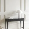 CONFETTI avlastningsbord 100 svartlackad ek