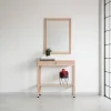 CORA Sideboard Vitoljad Ek / Svart Stål