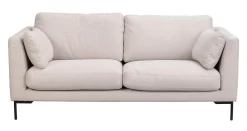 CORWIN soffa 2,5-sits ljusbeige tyg Rita #1 (k2)
