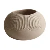 DANILLO Vas papier-maché creme b22 h 14cm ej för vatten