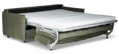 DARLING Bäddsoffa 3-sits BM160cm tyg Sense 4156 forest BM160