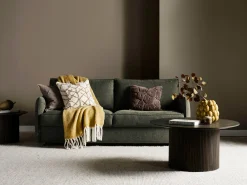 DARLING Bäddsoffa 3-sits BM160cm tyg Sense 4156 forest BM160