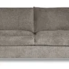 DARLING Bäddsoffa 3-sits BM160cm tyg Sense 4010 mörkbrun BM160