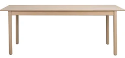 DERRYMORE Matbord 205 vitpigmenterad ek