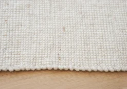 DONEGAL matta 240x340 ljusbeige ull