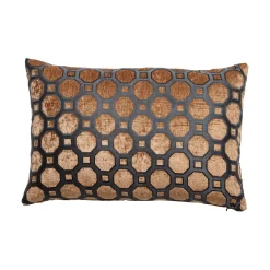 DOUGLAS Kuddfodral brun/svart 40x60cm 100% polyester 30 grader