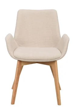 DRIMSDALE karmstol beige tyg/ekben