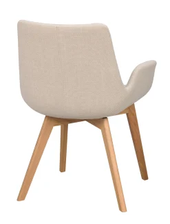 DRIMSDALE karmstol beige tyg/ekben