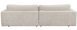 DUNCAN 3-sits soffa ljusgrått tyg (k3)