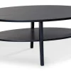 EAGLE soffbord 120x70 H 50 cm svartbetsad ek