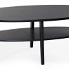 EAGLE soffbord 140x70 H 50 cm svartbetsad ek