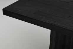 EMMETT Matbord 240 svartlackad ask