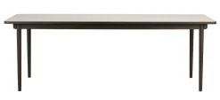 FAIRMOUNT Matbord 220x95 beige HPL/brun ek