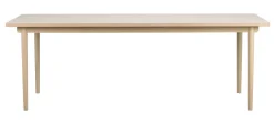 FAIRMOUNT Matbord 220x95 beige HPL/vitpigmenterad ek
