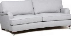 FALLSTONE 2.5-sits svängd tyg Fame lightgrey 170