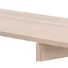 FILIPPA Iläggsskiva 45x120 till runt matbord vitpigment ek