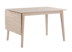 FILIPPA Matbord klaff 120+45 vitpigmenterad ek