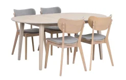 FILIPPA Matbord ovalt 170/210x105 vitpigment ek