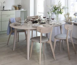 FILIPPA Matbord ovalt 170/210x105 vitpigment ek