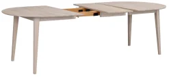 FILIPPA Matbord ovalt 170/210x105 vitpigment ek