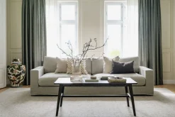 FILIPPA Soffbord 130x70 mörkbrun ek
