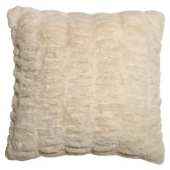 FLUFFY Kuddfodral creme 50x50cm 95% polyester / 5% spandex Endast kemtvätt