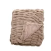 FLUFFY Pläd beige 130 x 170 cm
