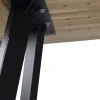 FRED matbord 240 vitpigmenterad ek/svart