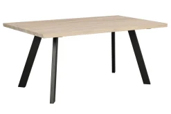 FRED matbord 170 vitpigmenterad ek/svart
