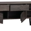 FRED sideboard mörkbrun ek/svart