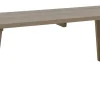 FRIZZANTE Bänk, Vitpigmenterad lackad ek, ek/mdf