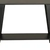 FRIZZANTE konsollbord, svart, svartlackad ek