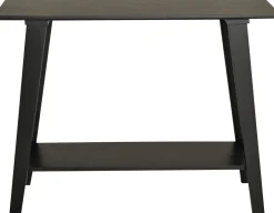 FRIZZANTE konsollbord, svart, svartlackad ek