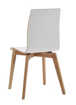 GRACY stol vit laminat/ek