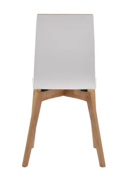 GRACY stol vit laminat/ek