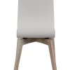 GRACY stol vit laminat/whitewash ek