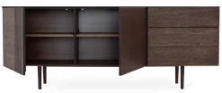 JOEL Sideboard rökbetsad/lackad ek