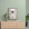 KARMELIET Sideboard 3 dörr vitpigmenterad lackad ekfanér wl102, softclose
