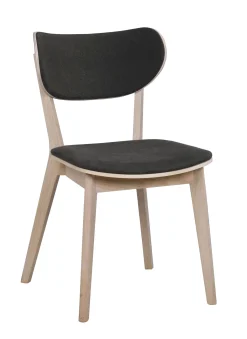 KATO stol vitpigmenterad ek/mörkgrå