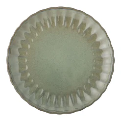 LATINA Tallrik, Grön, Stengods, D27xH2 cm