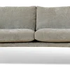 LAURI 3-sits svängd tyg Glam beige 16, vitoljade ek ben