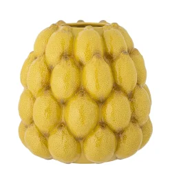 LIMONE Vas, Gul, Stengods, D22xH22 cm
