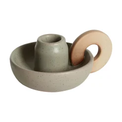 LOTTIS Ljusstake grön 13 x 10 x 6 cm