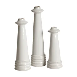 MALIN Ljusstake hög creme 8 x 8 x 30 cm