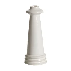 MALIN Ljusstake låg creme 8 x 8 x 20 cm