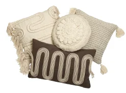 MANDY Kuddfodral offwhite 45x45cm 100% bomull 30 grader fintvätt