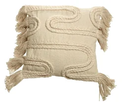 MANDY Kuddfodral offwhite 45x45cm 100% bomull 30 grader fintvätt