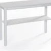 MARATHON Avlastningsbord 115x40 vitlack uv-lack